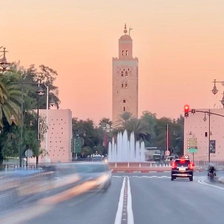 Authentic Moroccan Charm Apartment In Marrakech Terrace 马拉喀什 外观 照片