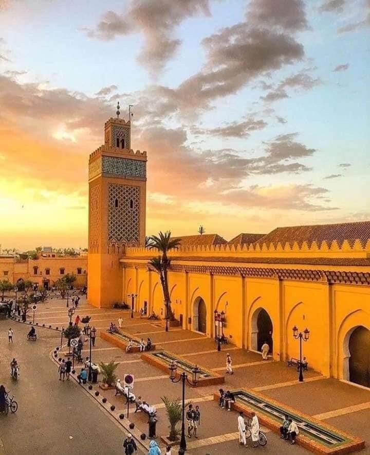 Authentic Moroccan Charm Apartment In Marrakech Terrace 马拉喀什 外观 照片