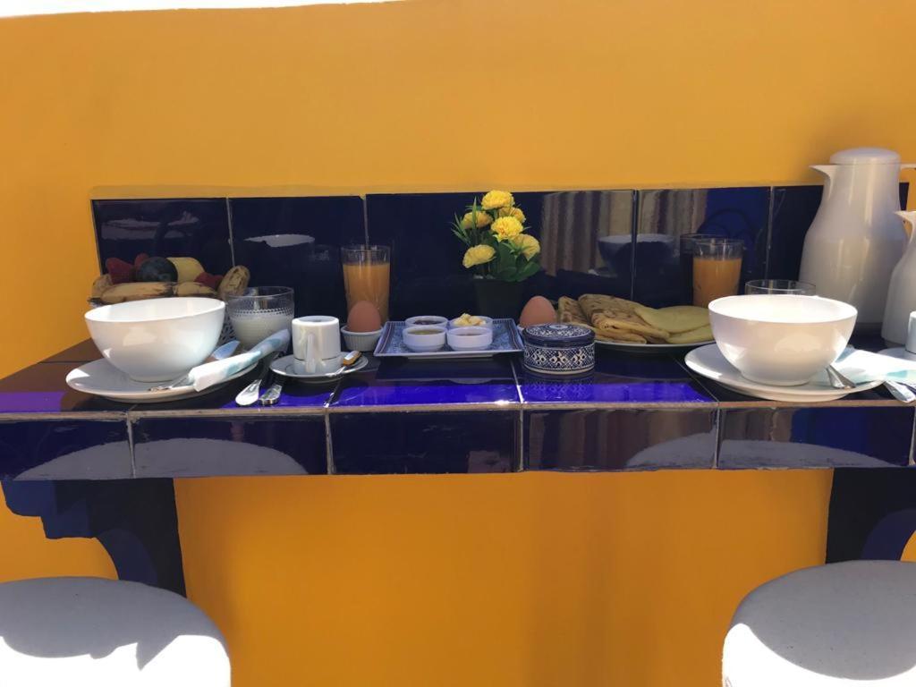 Authentic Moroccan Charm Apartment In Marrakech Terrace 马拉喀什 外观 照片